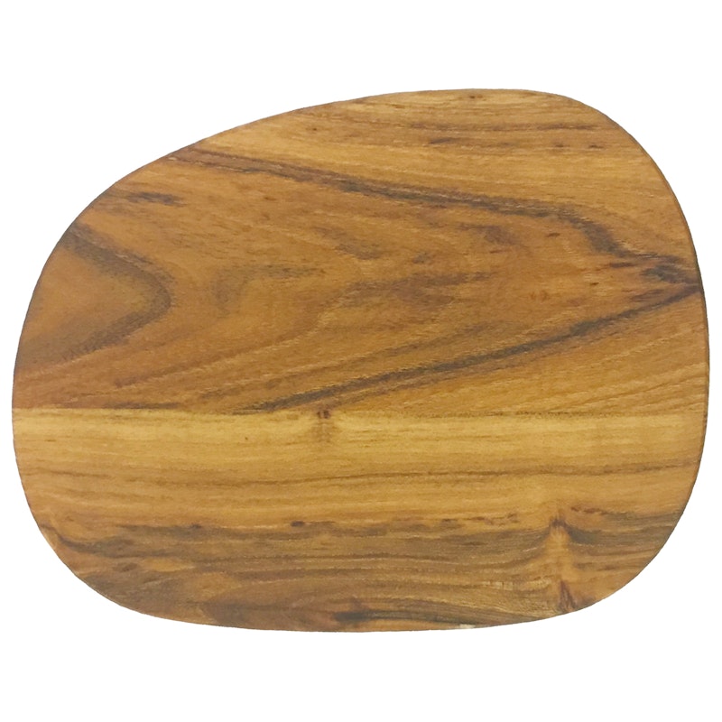 Raw Teak Butter Plate 2-pack, 19x14 cm