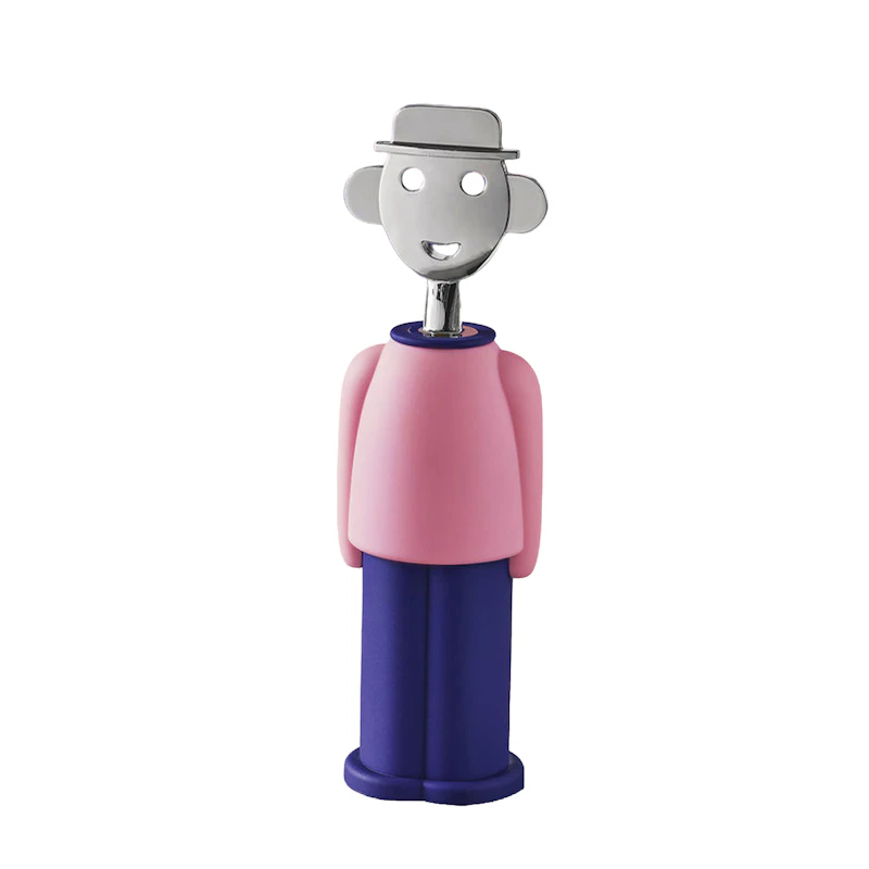 Alessandro M Cork Screw, Blue / Pink