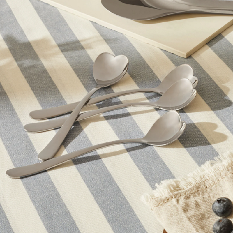Big Love Ice Cream Spoon, Set of 4 from Alessi | RoyalDesign