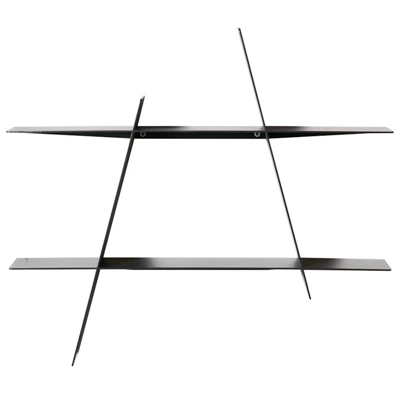 A-shelf Wall Shelf M, Black Steel