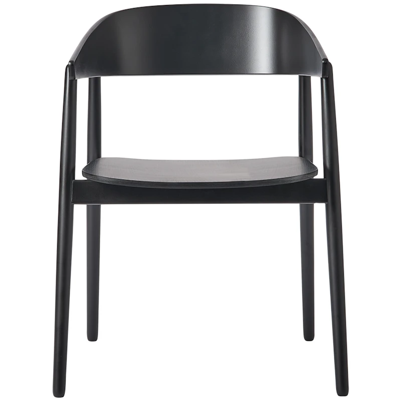 AC2 Armchair, Black lacquered Beech
