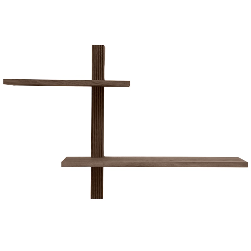 Phase Wall Shelf, Smoked Oak