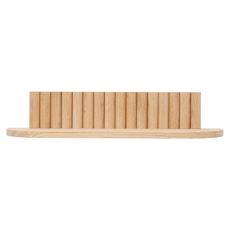 Pillar Wall Shelf 60 cm, Oak