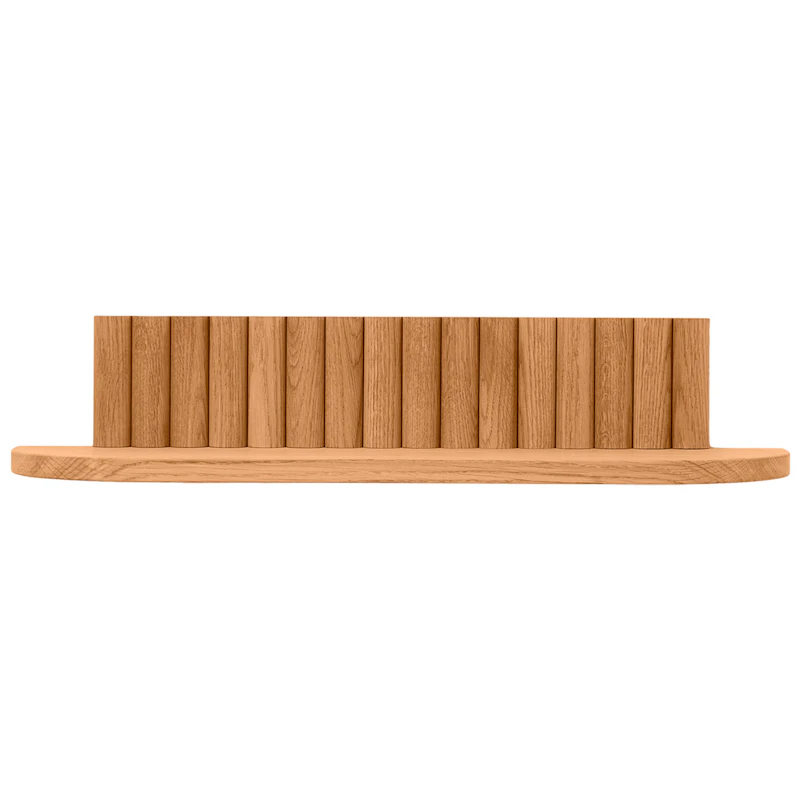 Pillar Wall Shelf 60 cm, Oiled Oak