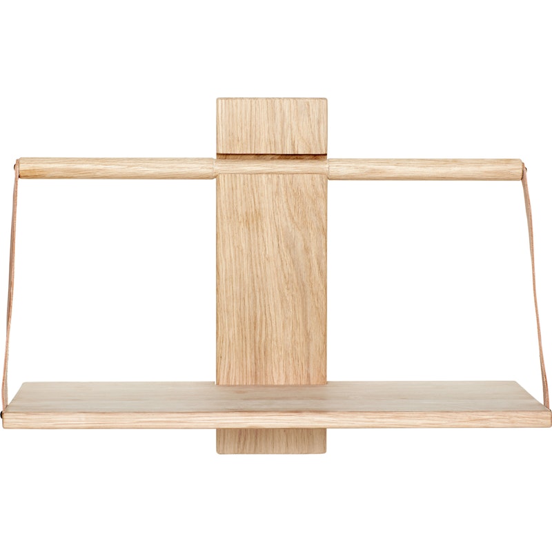 Wood Wall Shelf, Oak, 45x20x32 cm