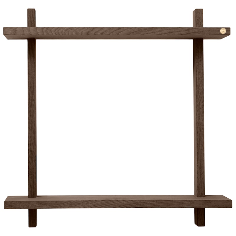 Treat Wall Shelf Double 50x50 cm, Smoked Oak