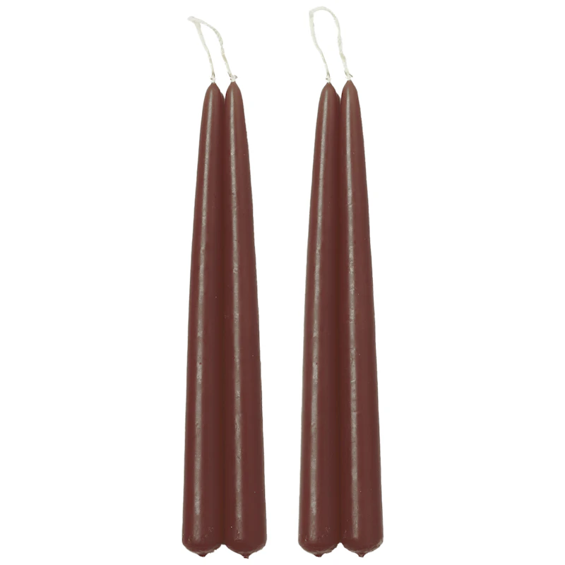 Blossom Candles 4-pack, Smoked Oak