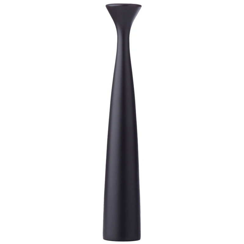 Rose Candle Holder, Black