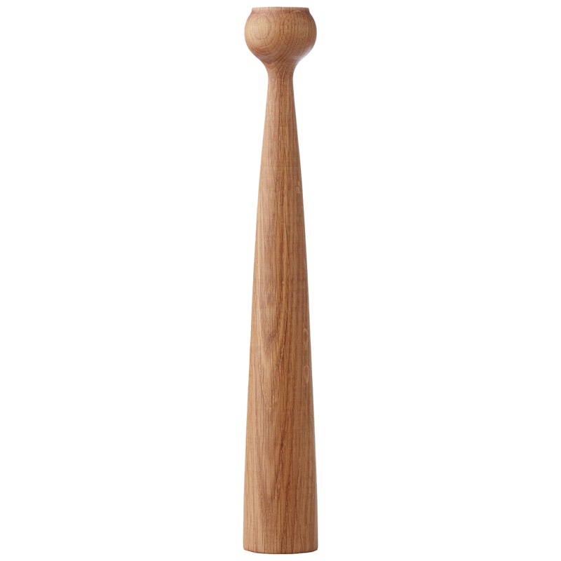 Tulip Candle Holder, Oiled Oak