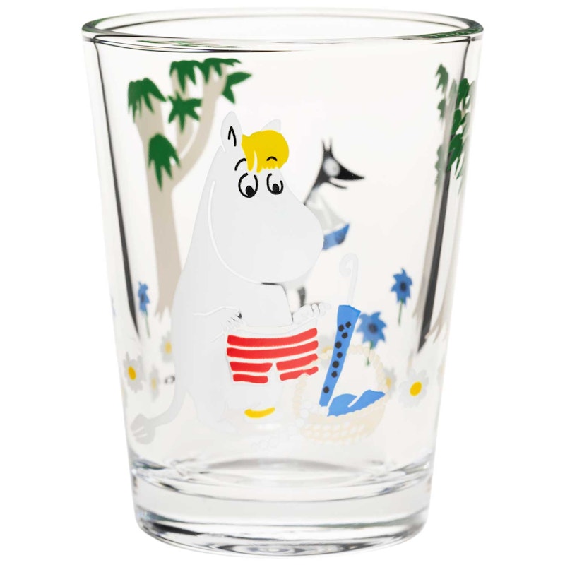 Moomin Drinking Glass 22 cl, Going On Vacation
