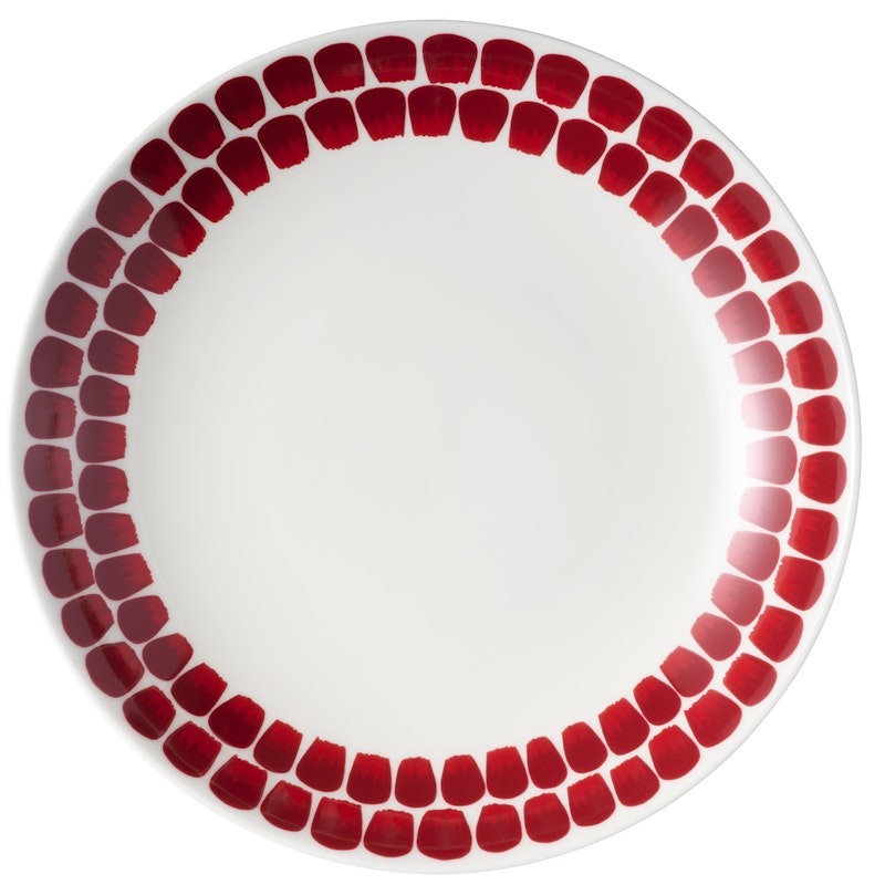 Tuokio Plate 24 cm, Red