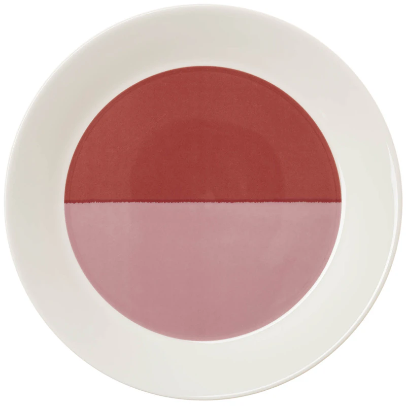 Vuokko Plate 21 cm, Pink/Red