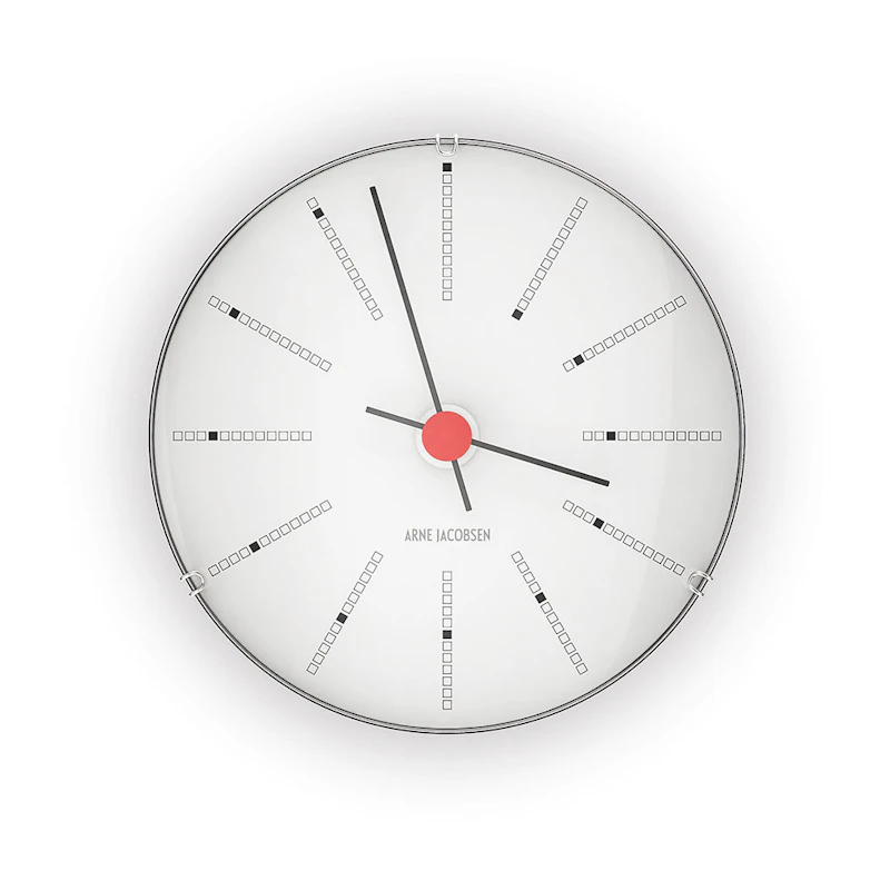 AJ Bankers Wall Clock 12cm from Arne Jacobsen | RoyalDesign