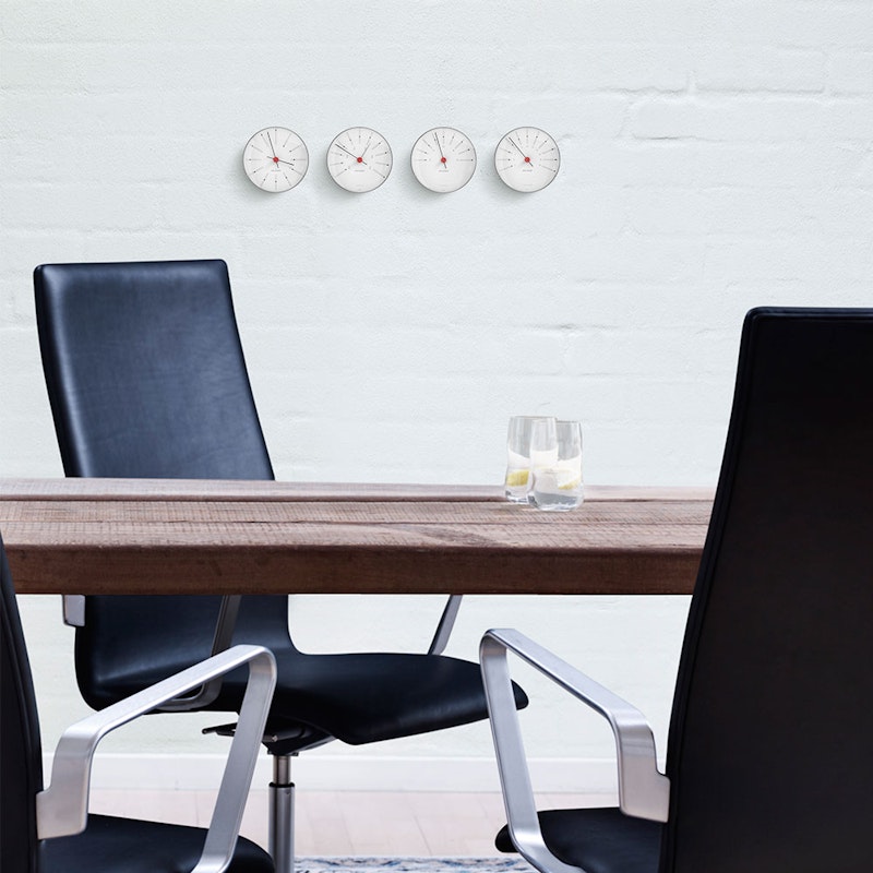 AJ Bankers Wall Clock 12cm from Arne Jacobsen | RoyalDesign