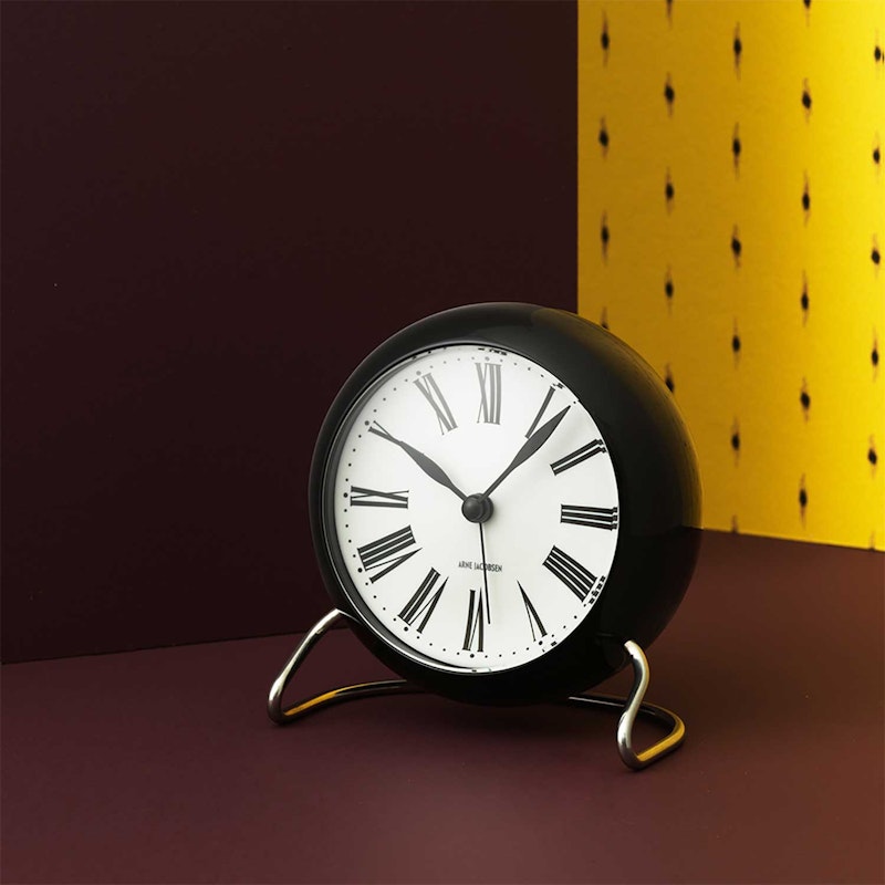 AJ Table Clock with Alarm, from Arne Jacobsen | RoyalDesign