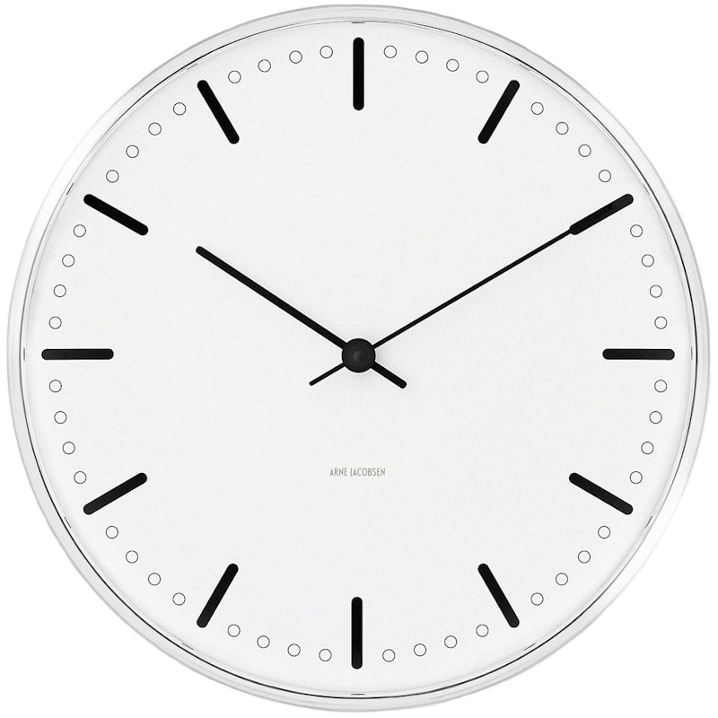 City Hall Wall Clock, 290 mm from Arne Jacobsen | RoyalDesign