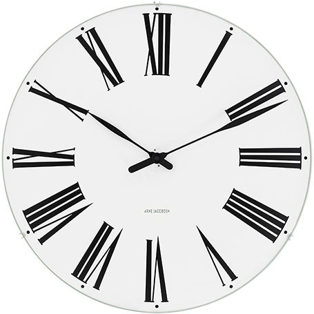 インテリア時計 ARNE JACOBSEN ORIGINAL ROMAN CLOCK 210mm Roman Wall Clock, 210 mm from Arne Jacobsen | RoyalDesign