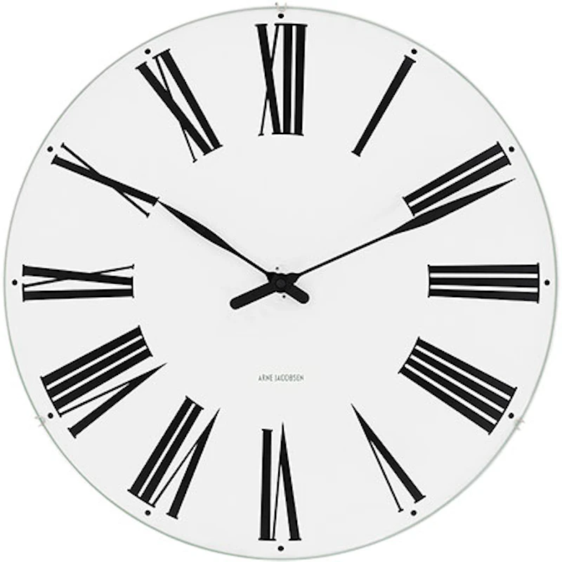 Roman Wall Clock, 210 mm from Arne Jacobsen | RoyalDesign