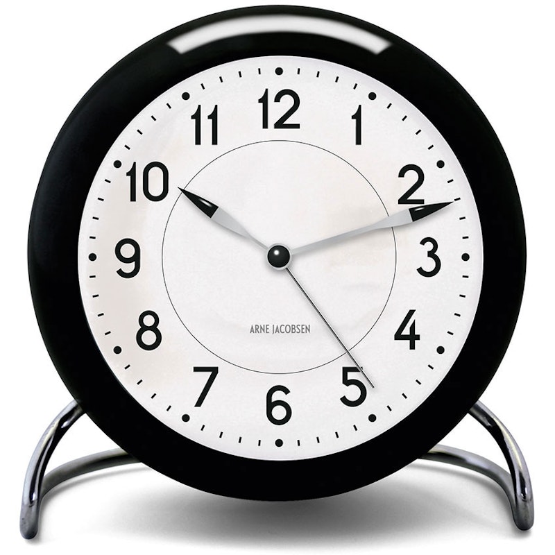 インテリア時計 ARNE JACOBSEN TABLE CLOCK STATION Arne Jacobsen Clocks Station Table Clock - 2Modern