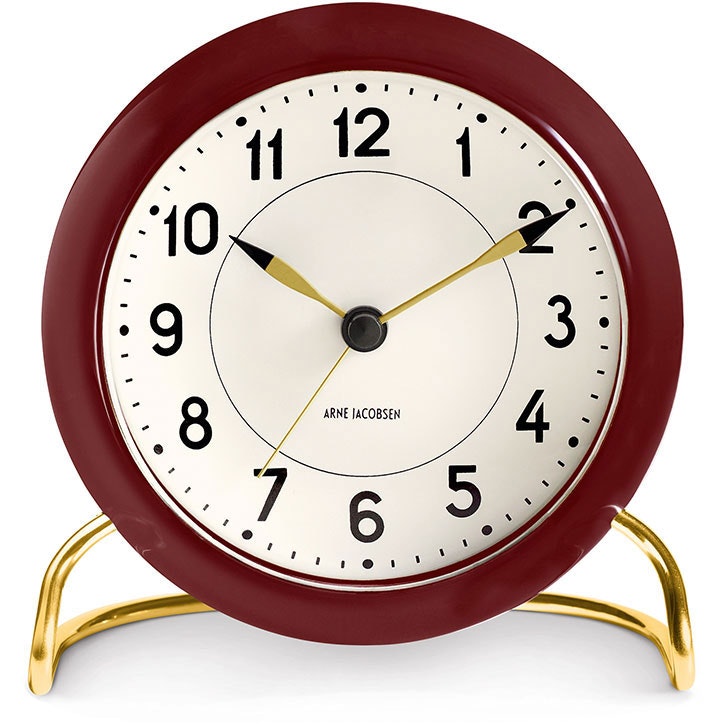 Station Alarm Clock, Black from Arne Jacobsen | RoyalDesign