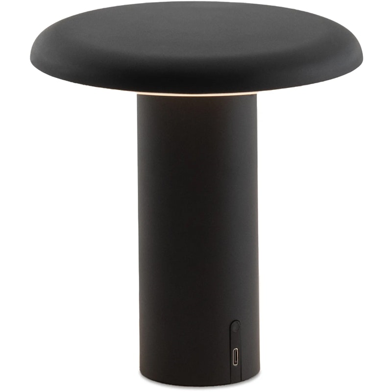 Takku Table Lamp Portable, Varnished Black