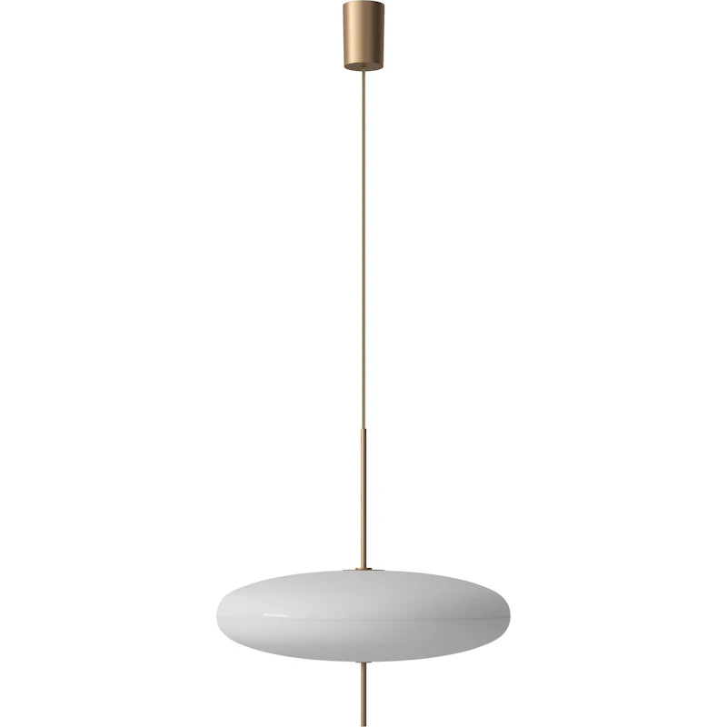 Model 2065 Pendant, Champagne / White