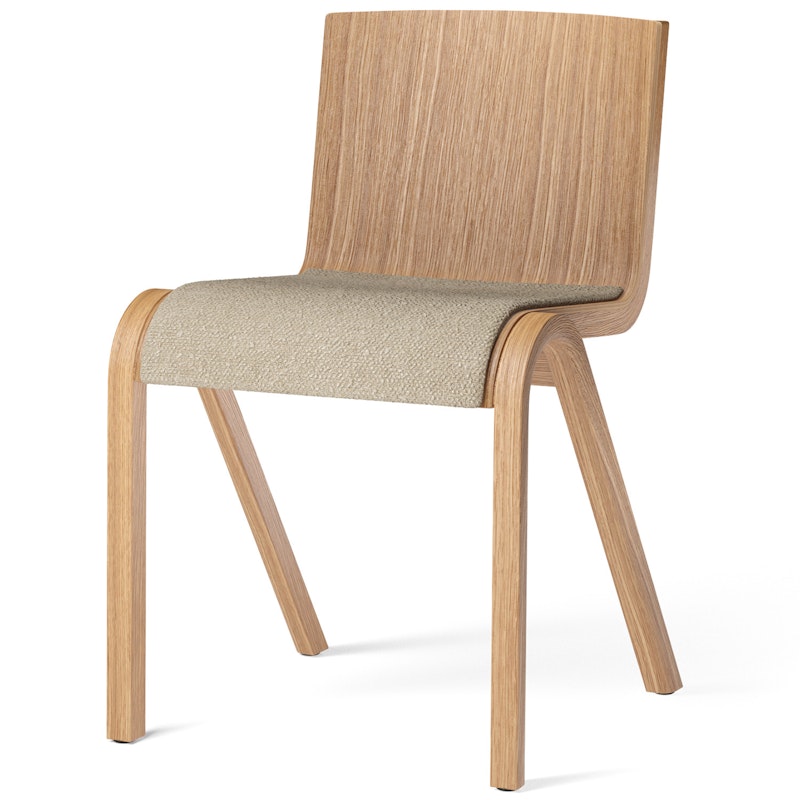 Ready Chair, Upholstered Front, Oak / Bouclé 02