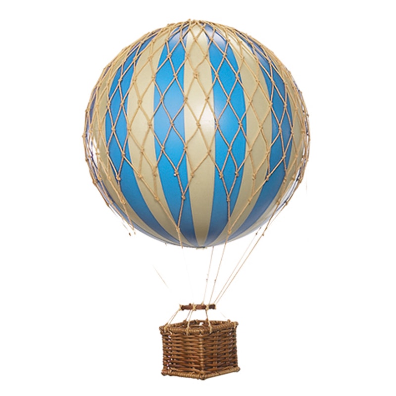 Floating The Skies Air Balloon 13x8.5 cm, Blue