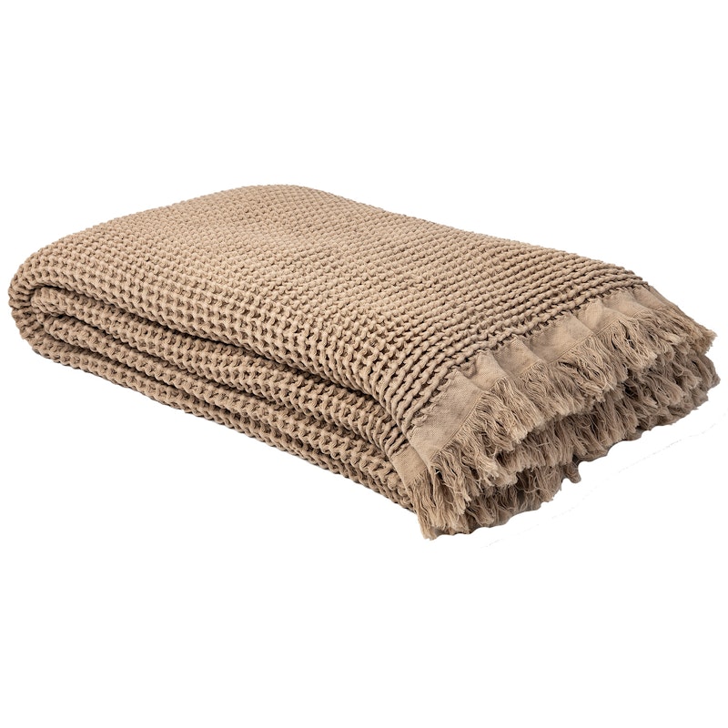 Våffla Throw 130x200 cm, Natural
