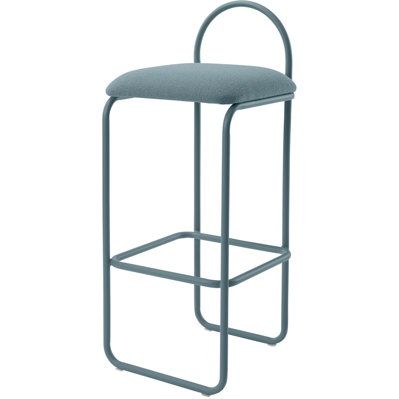 Angui Bar Stool H92.5 cm, Dusty Blue