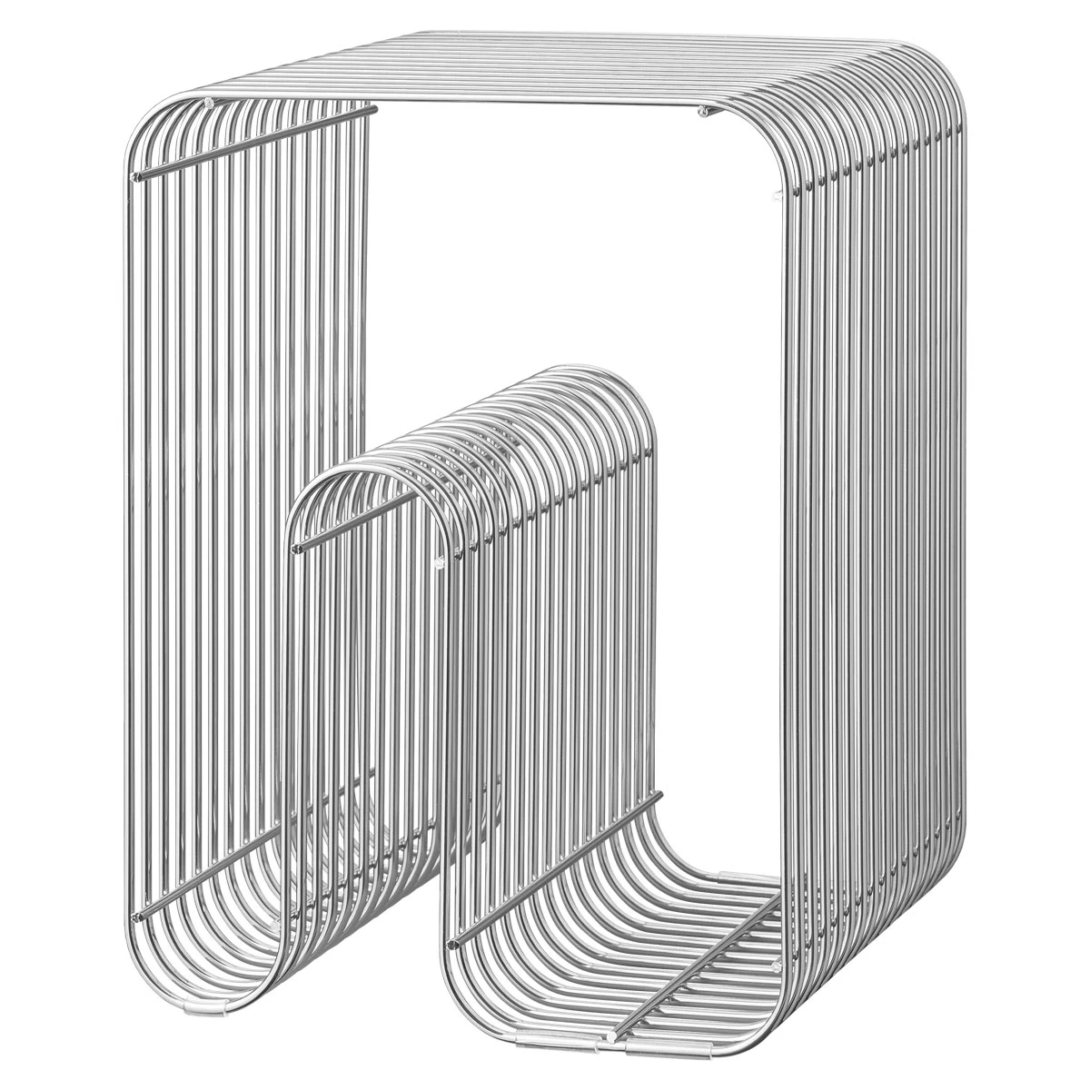 Curva Stool, Silver from AYTM | RoyalDesign