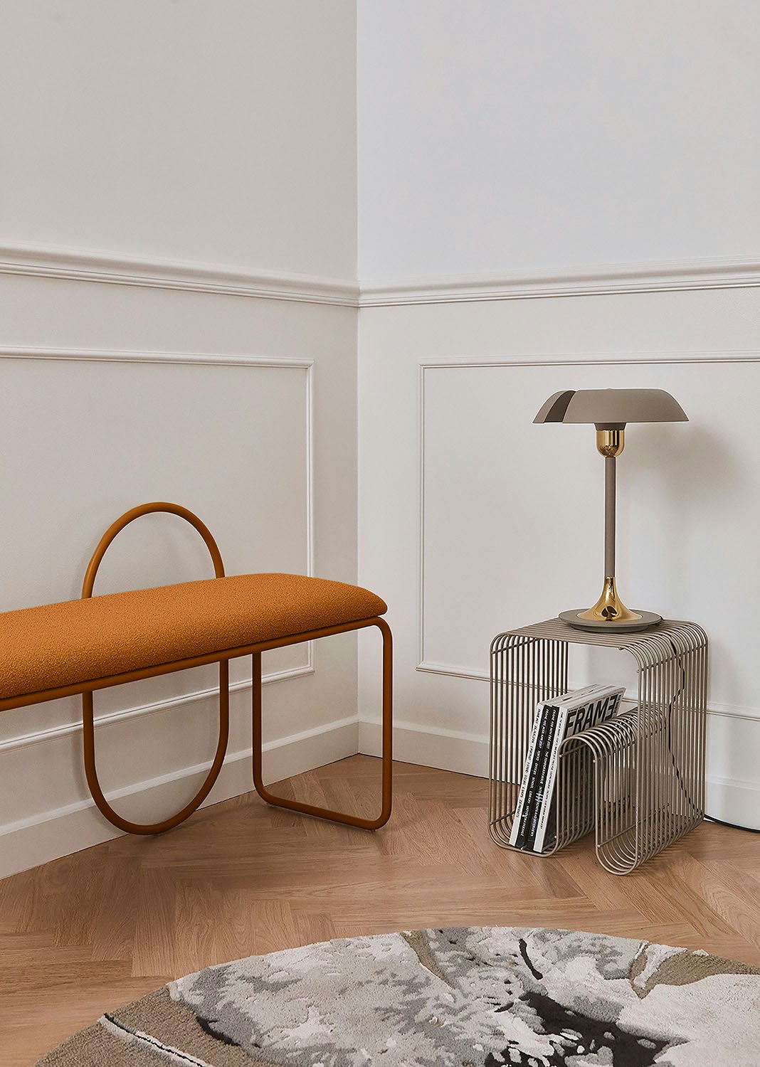 Curva Stool, Taupe from AYTM | RoyalDesign