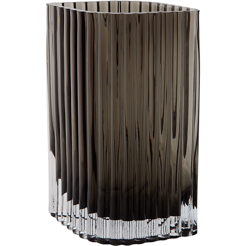 Folium Vase 25 cm, Black