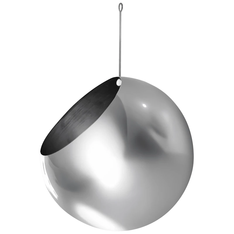 Globe Hanging Pot Ø17 cm, Silver
