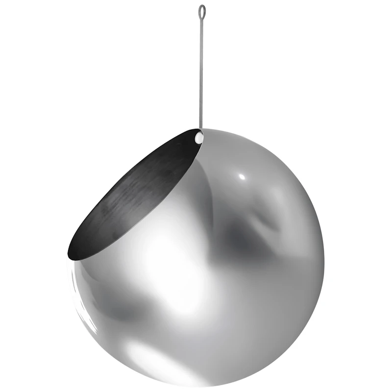 Globe Hanging Pot Ø21 cm, Silver