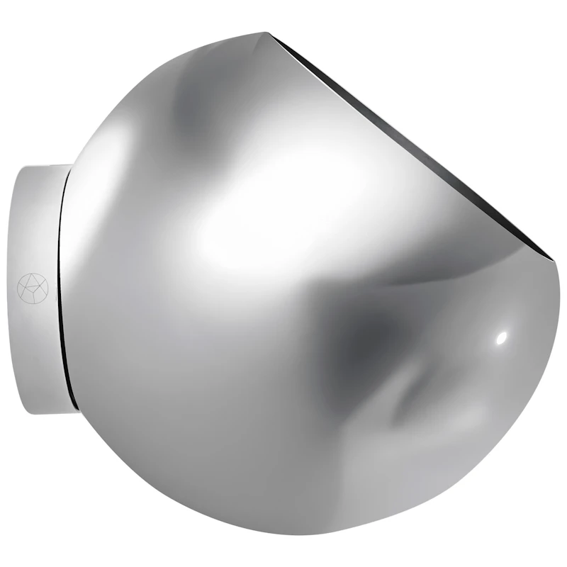Globe Wall Pot Ø21 cm, Silver