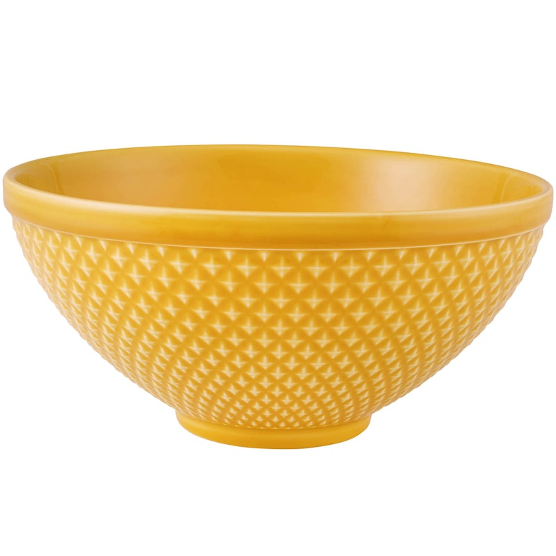 Bicos Serving Plate Ø25 cm, Yellow