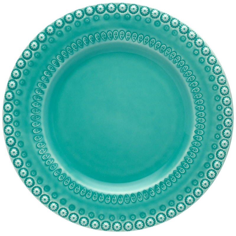 Fantasy Dinner Plate Ø29 cm, Turquoise