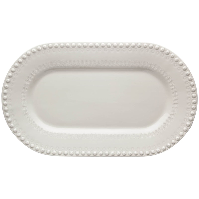 Fantasy Serving Plate 45 cm, Cinza