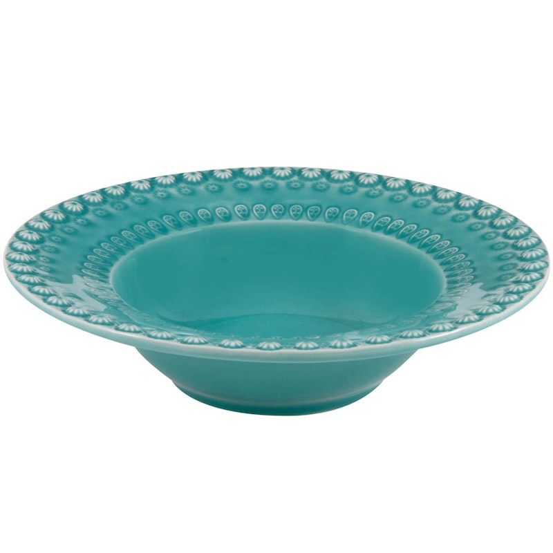 Fantasy Soup Plate Ø21,5 cm, Turquoise