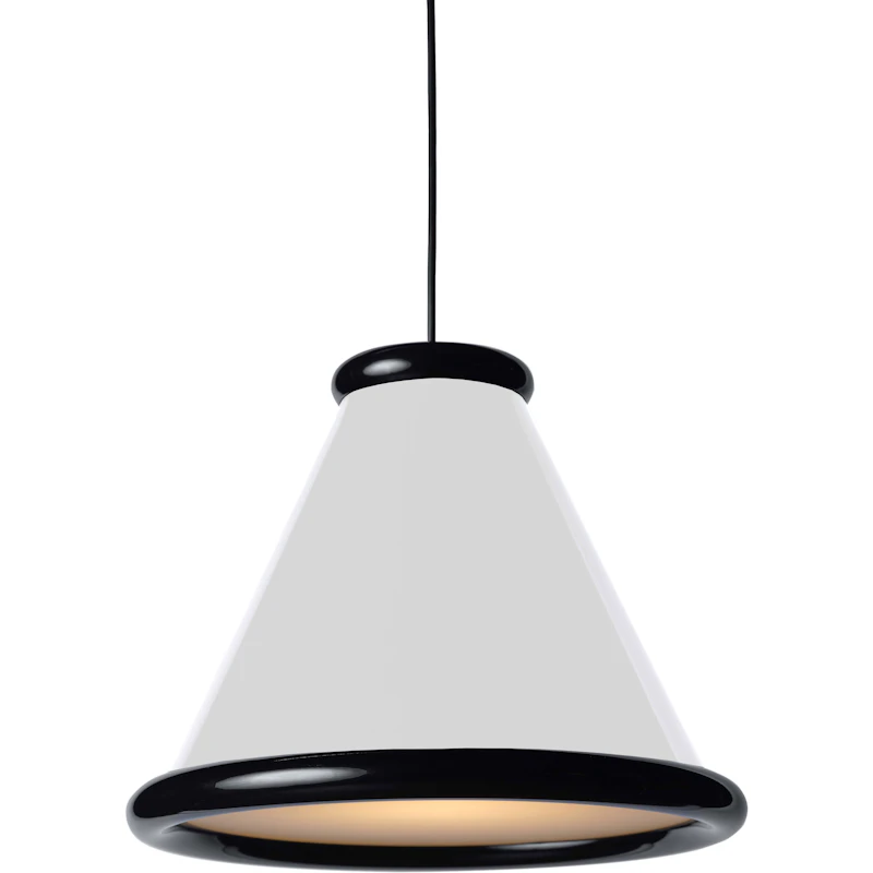 Belle Pendant Ø36, Glossy White / Glossy Black