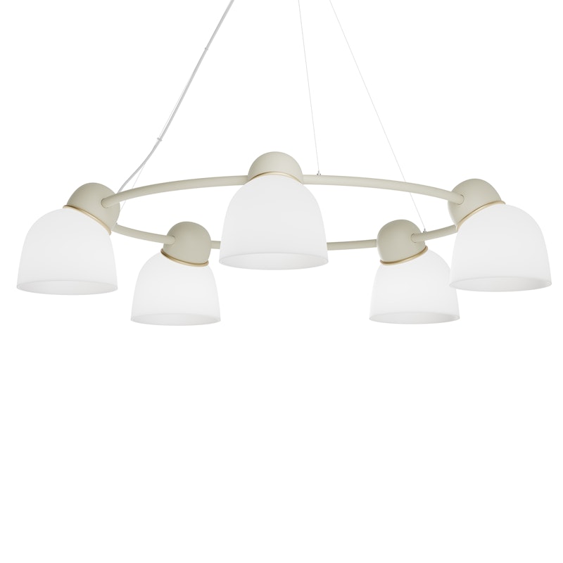 Bird Chandelier Ø95 cm, Opal / Sand