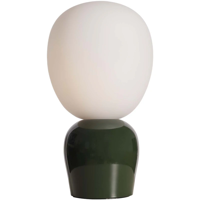 Buddy Table Lamp, Glossy Forest Green / Opal