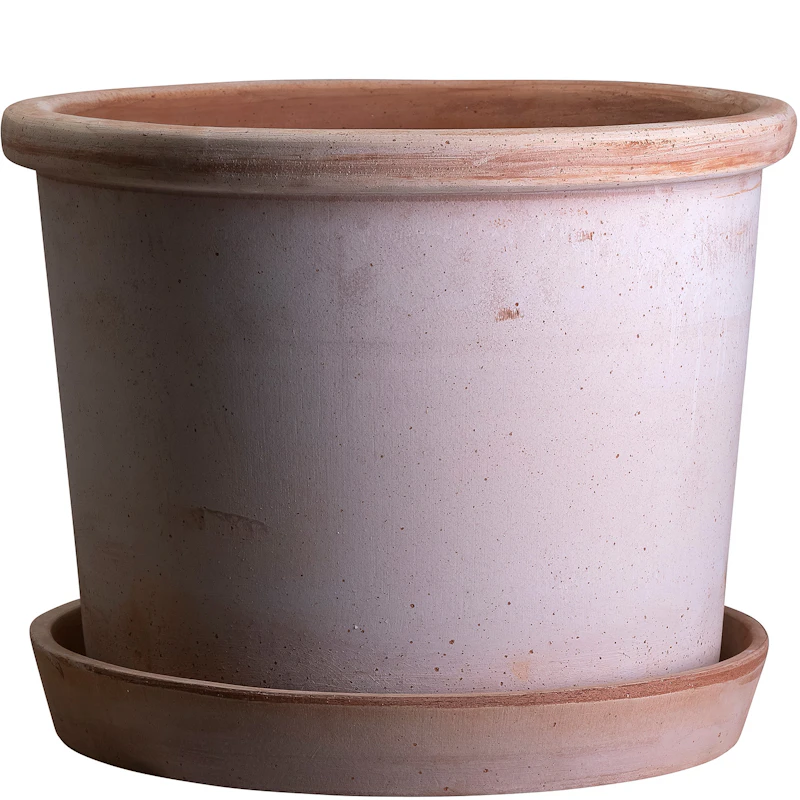 Galestro Pot With Saucer Pink Ø35 cm