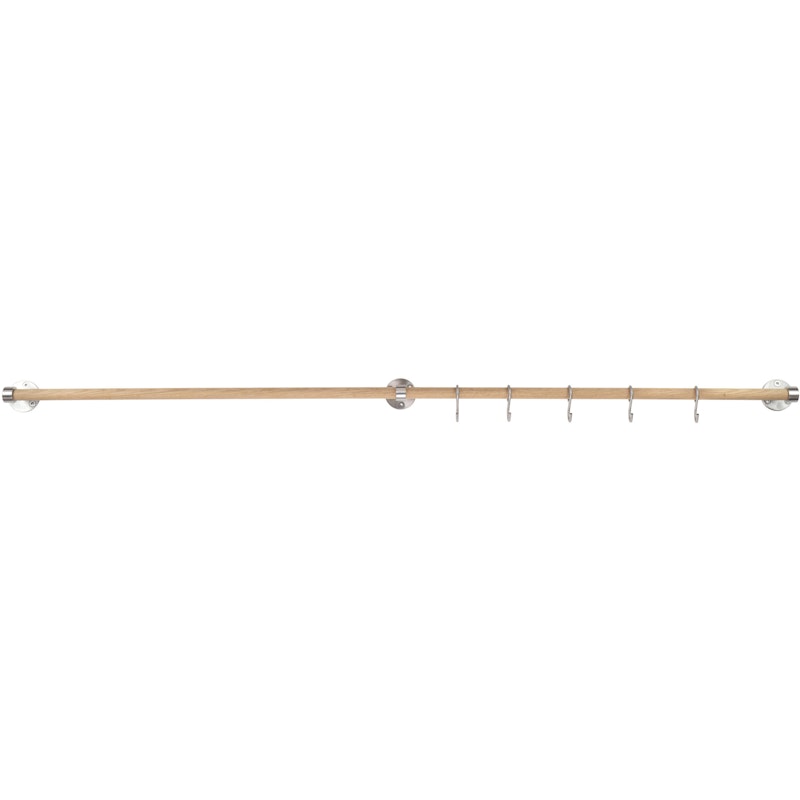 Aveny Extension Rod 600 mm, Oak / Brushed Stainless steel