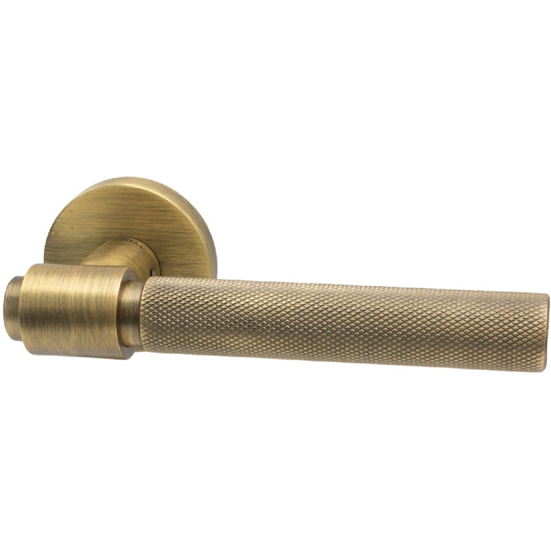 Helix Door Handle 200, Antique Bronze