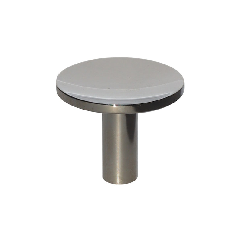 Sture 28 Knob, Nickel Plated Brass