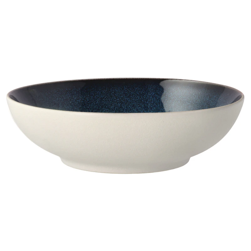 Gastro Pasta Plate 20 cm, Dark Blue / White
