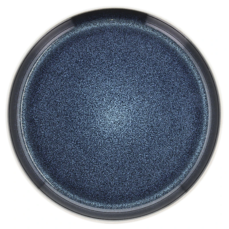 Gastro Plate Ø21 cm, Dark Blue / White