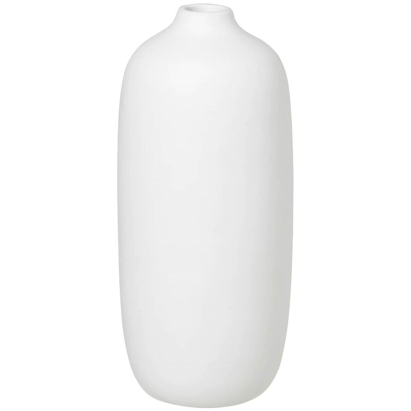 Ceola Vase Ceramic 18 cm, White